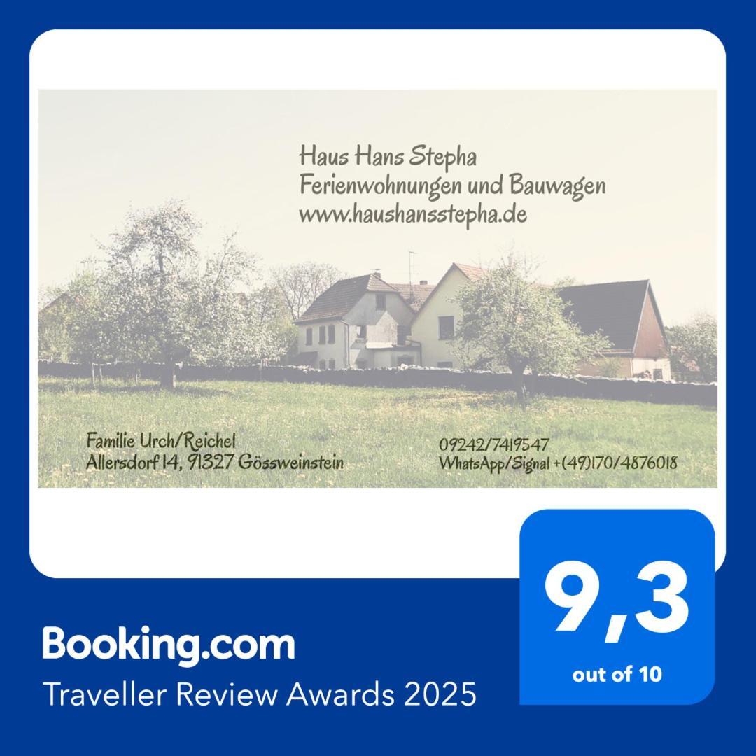 Kleine Ferienwohnung Auf Dem Land, Haus Hans Stepha Goessweinstein Luaran gambar